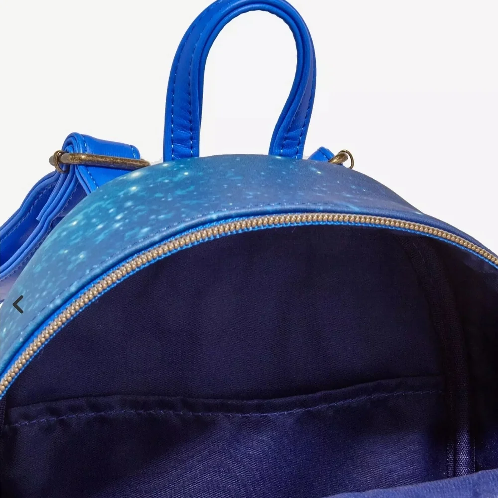 Disney Blue Backpack with Ariel and Prince Design - Picture 3 of 5